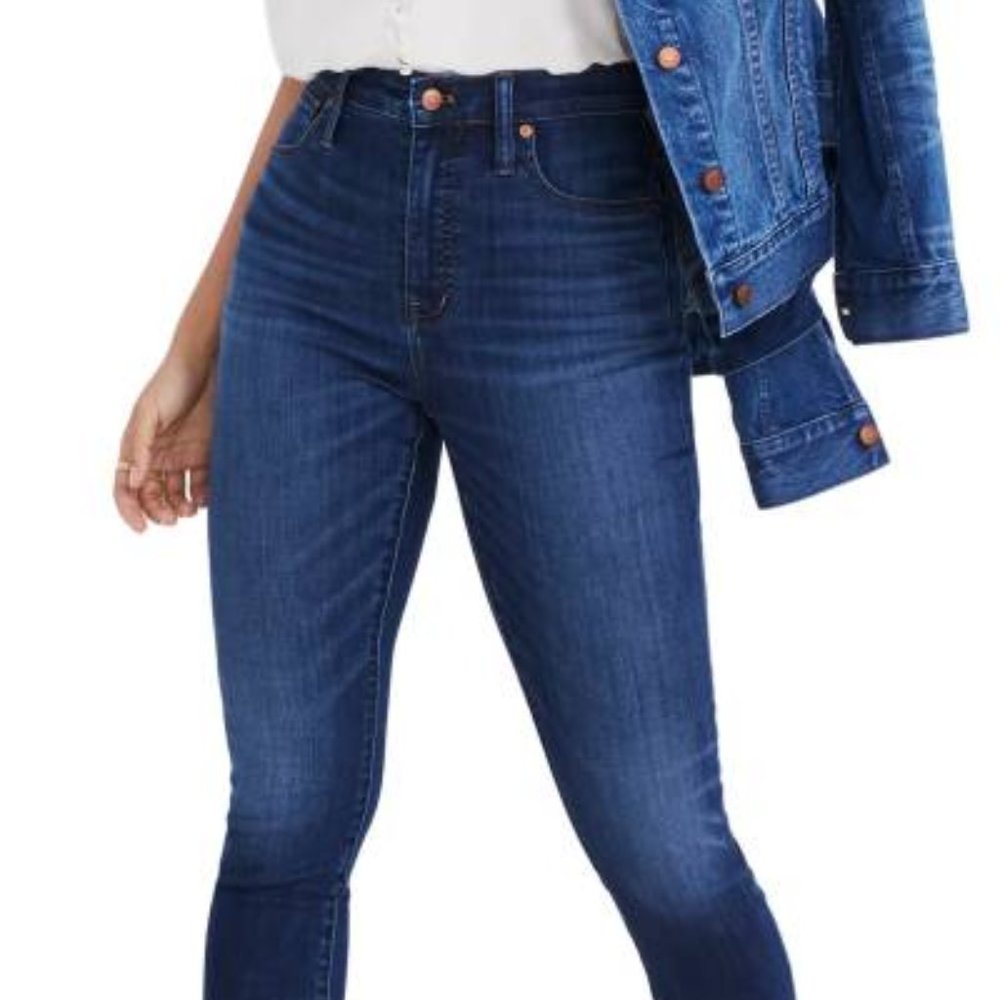 Madewell Curvy High Waist Skinny Jeans Danny Wash